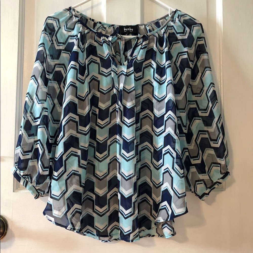 Sheer kids top